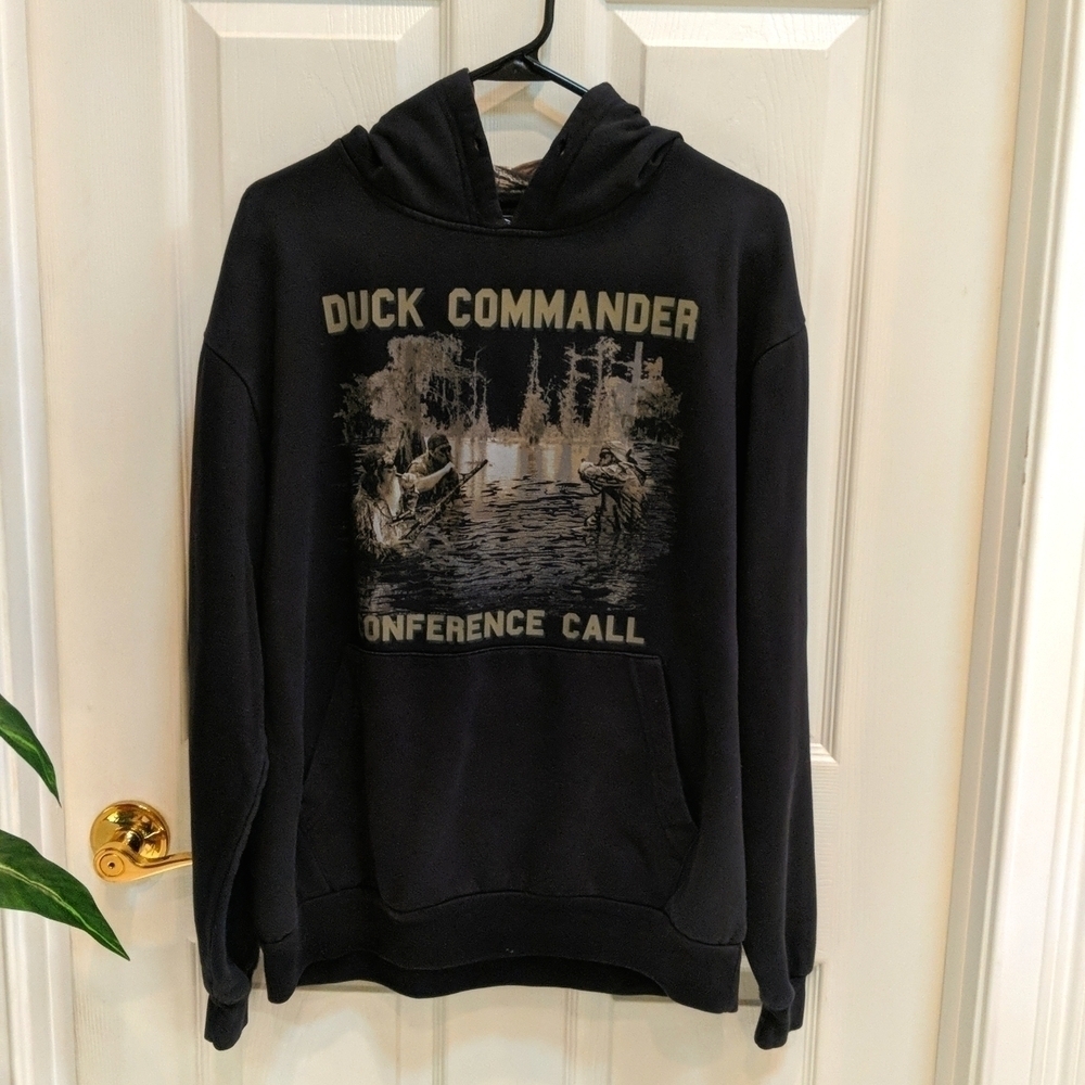 Duck Commander Men's Hoodie w/Kangaroo Pocket Size Medium